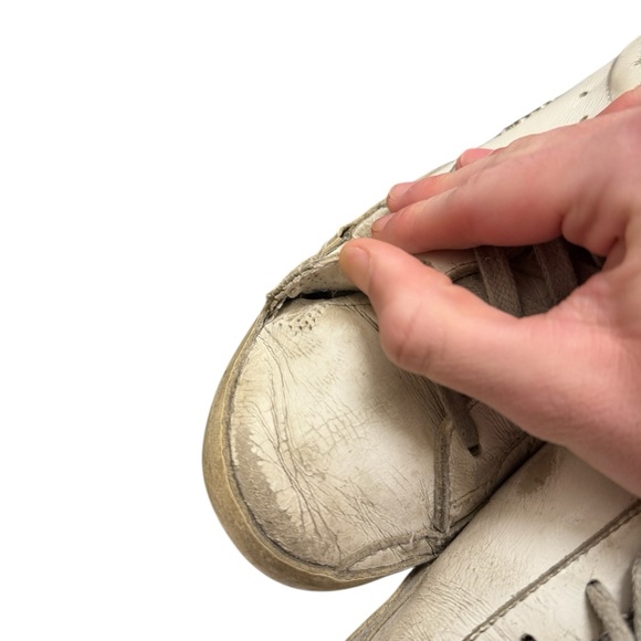 Golden Goose Superstar White Star Sneakers Designer Distressed EU 37 7 US - Picture 13 of 16